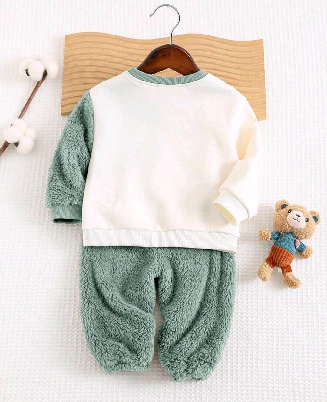 Bear Face Fleece Winter Set for Babies & Toddlers