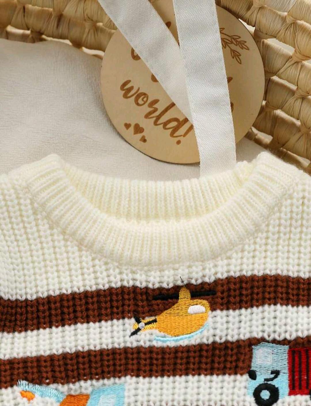 Kids Knitted Sweater | 2 Colors | Ages 4–7