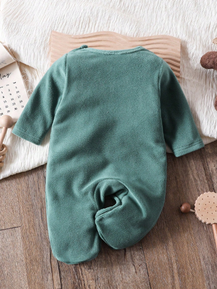 Baby Elephant Fleece Sleepsuit Romper