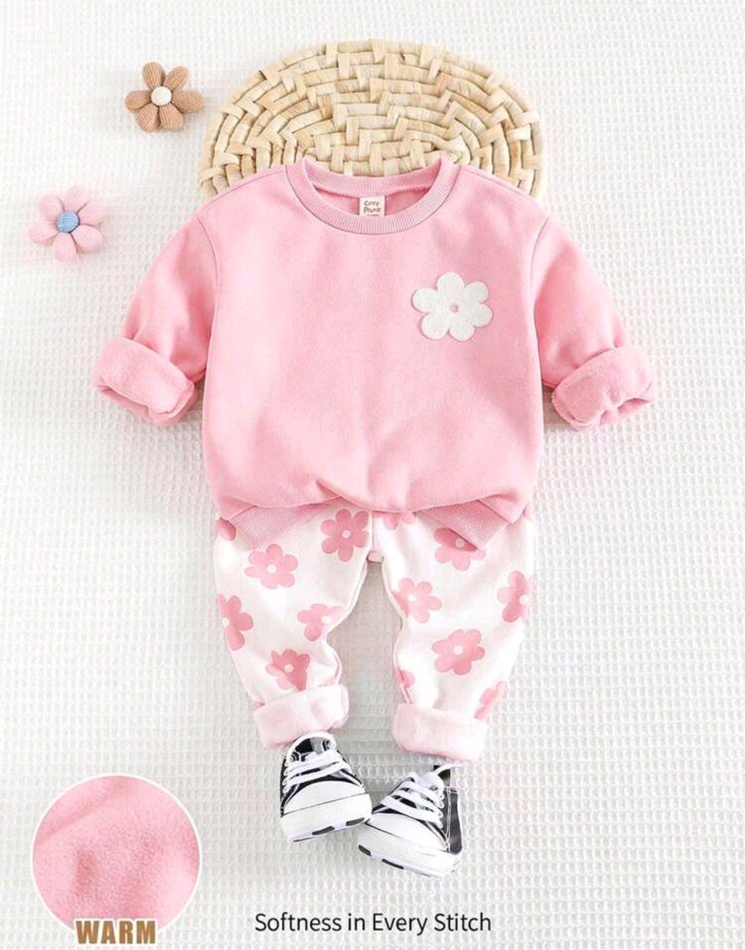 Baby Sweatshirt and Trousers 2-Piece Set