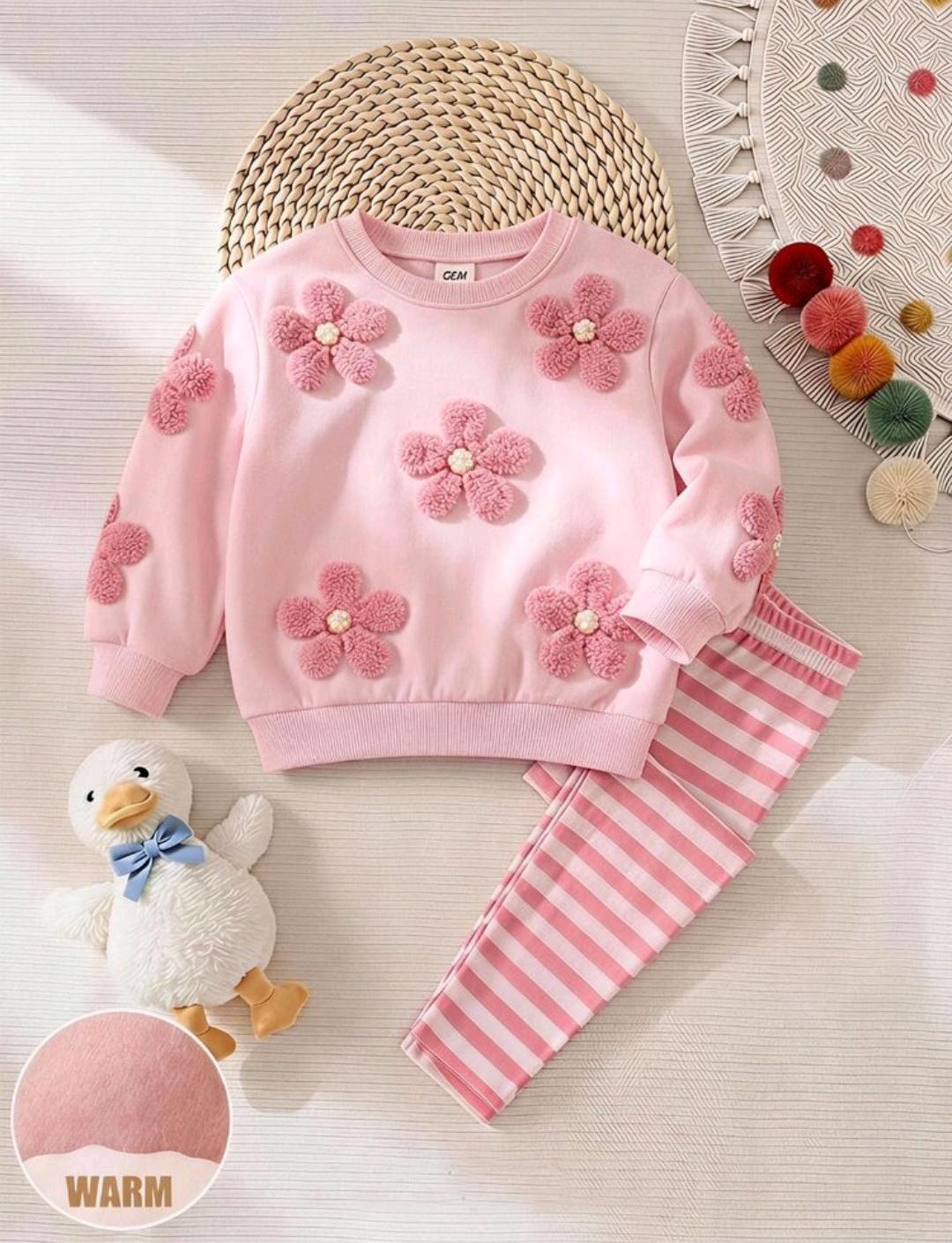 Baby Sweatshirt and Trousers 2-Piece Set