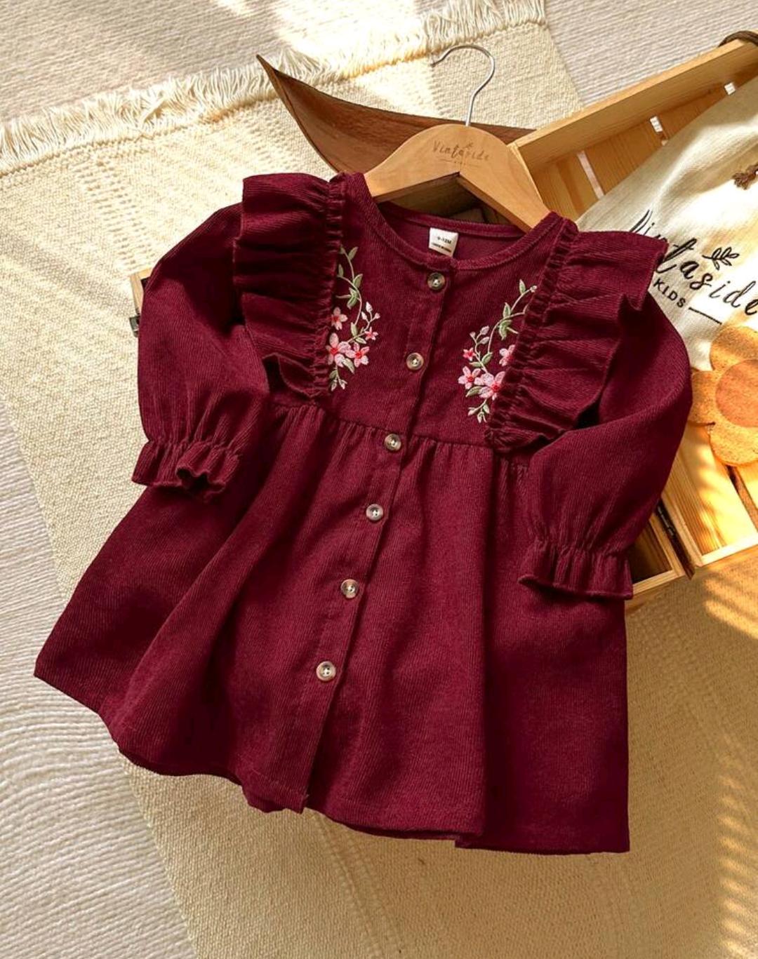 Baby Girl Corduroy Frock