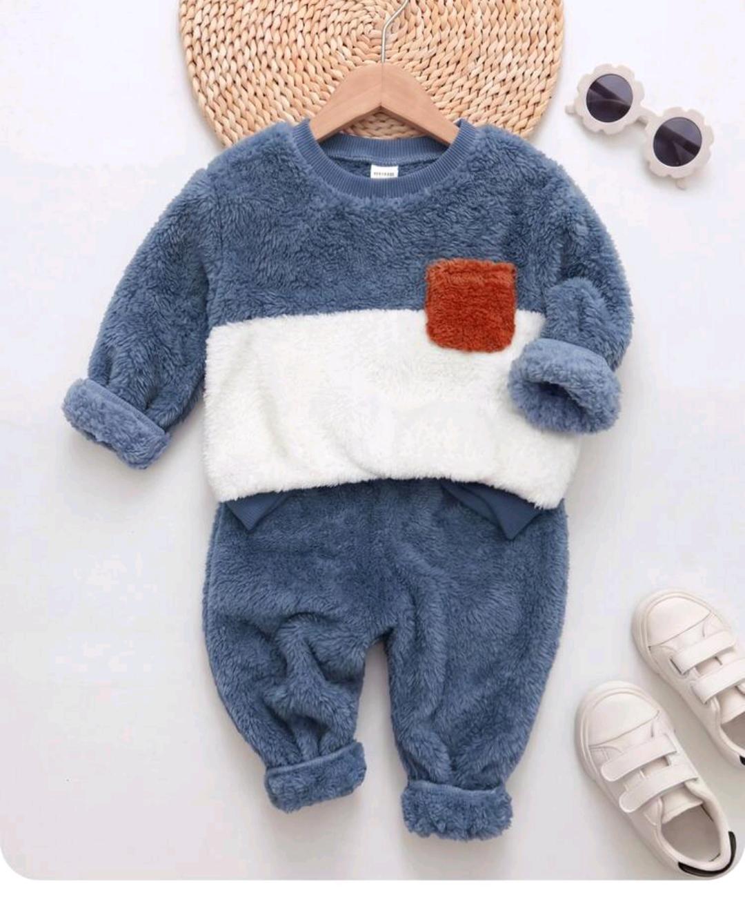 Bear Face Fleece Winter Set for Babies & Toddlers