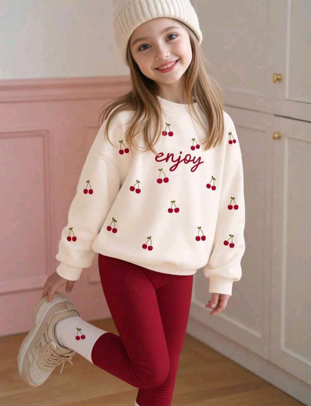Girls Sweatshirt & Leggings Set | Ages 4–7