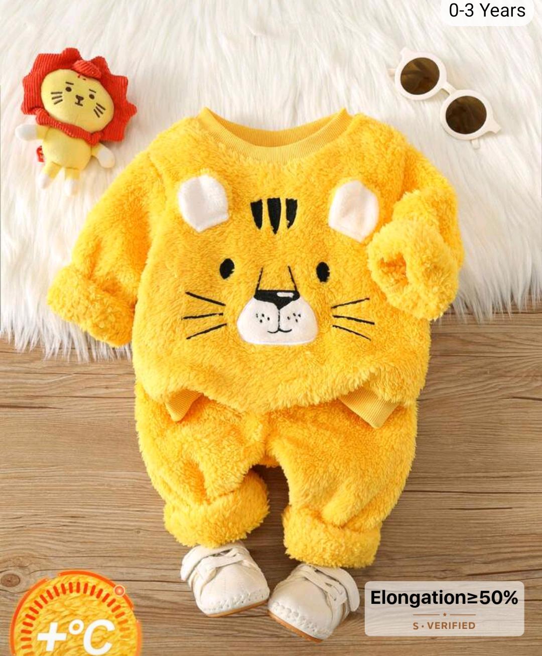 Bear Face Fleece Winter Set for Babies & Toddlers