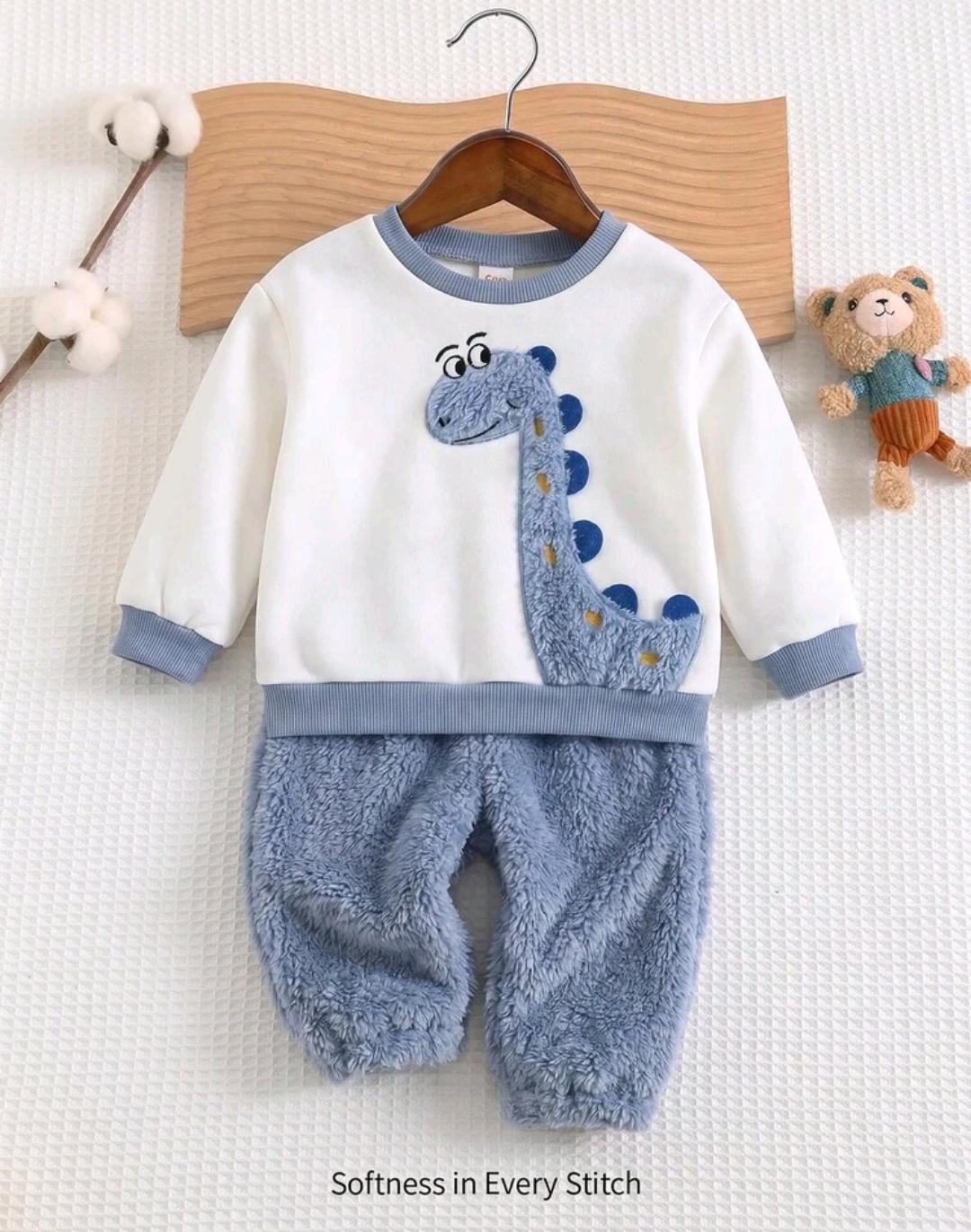 Bear Face Fleece Winter Set for Babies & Toddlers