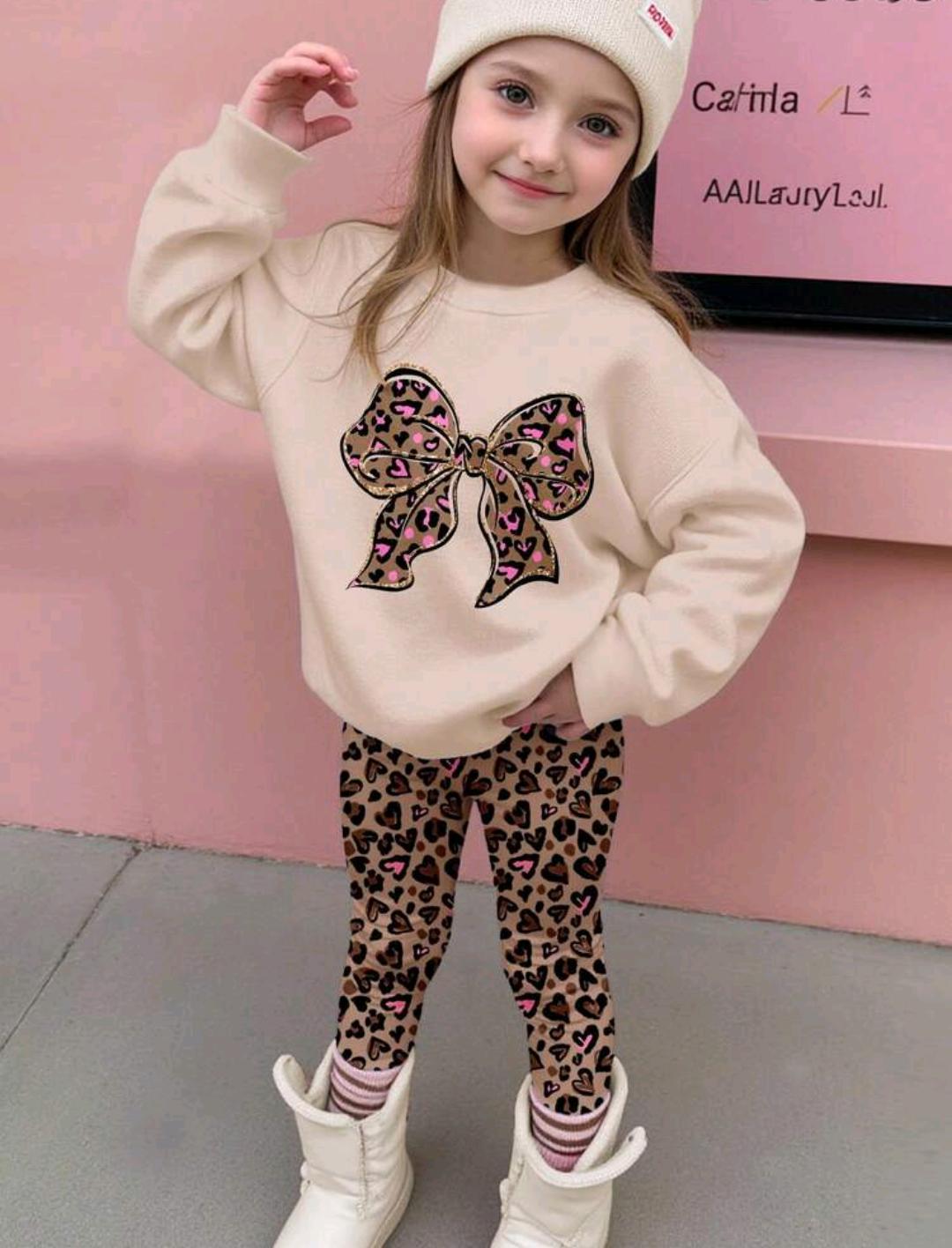 Girls Sweatshirt & Leggings Set | Ages 4–7