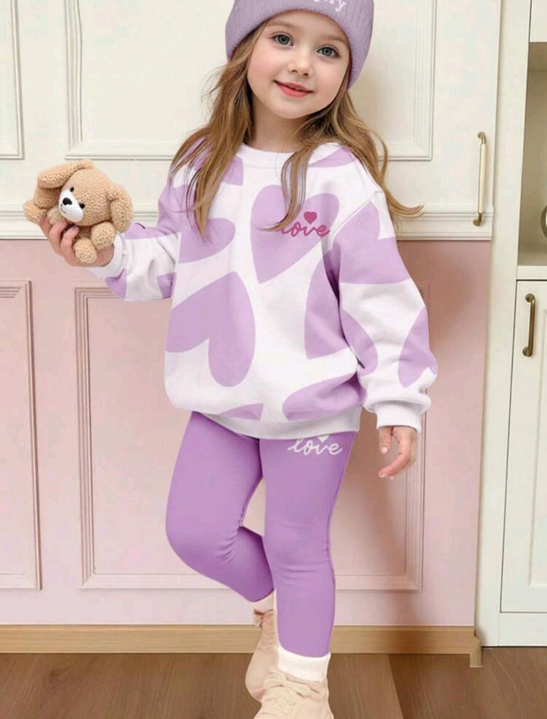 Girls Sweatshirt & Leggings Set | Ages 4–7