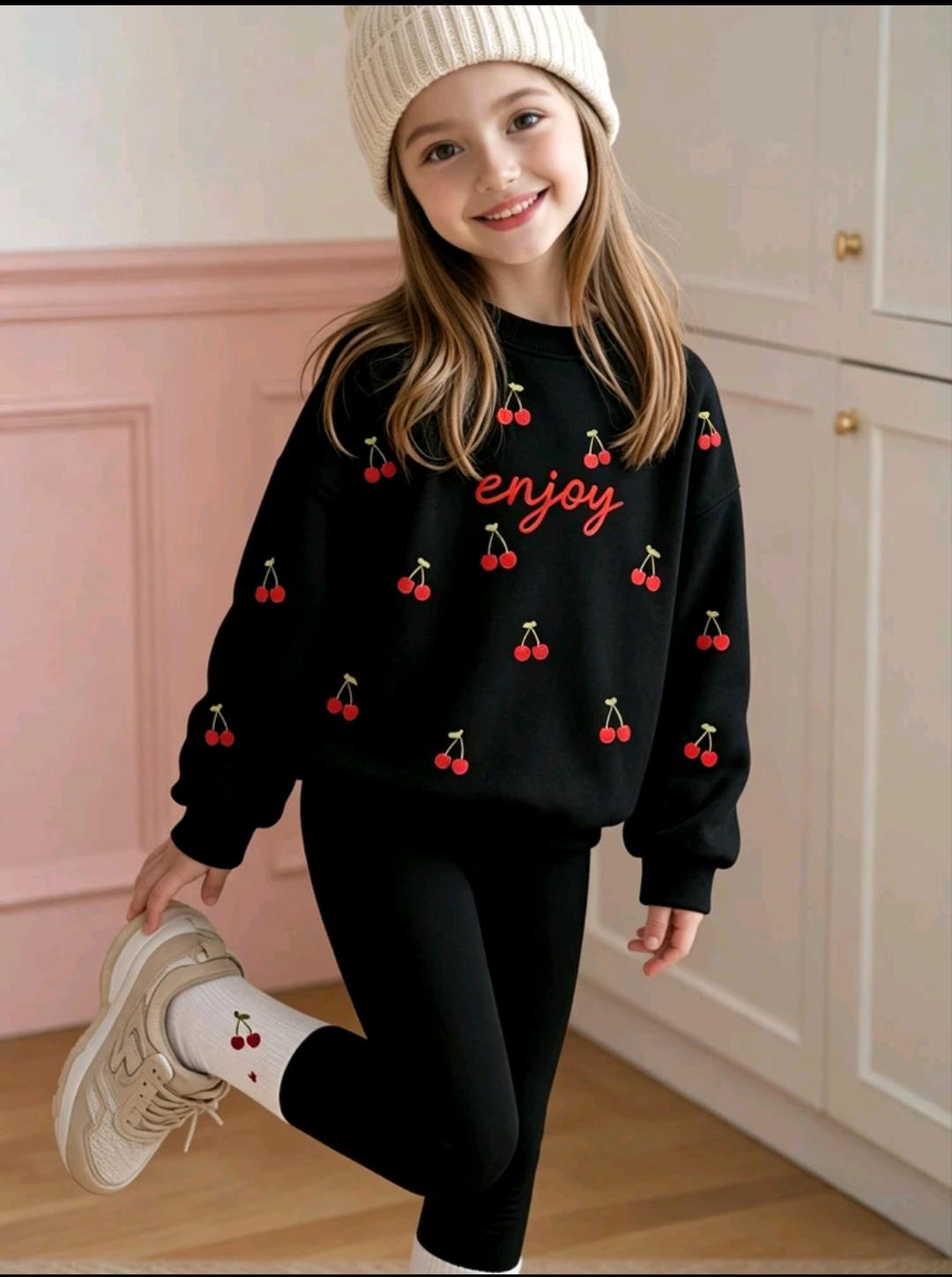 Girls Sweatshirt & Leggings Set | Ages 4–7