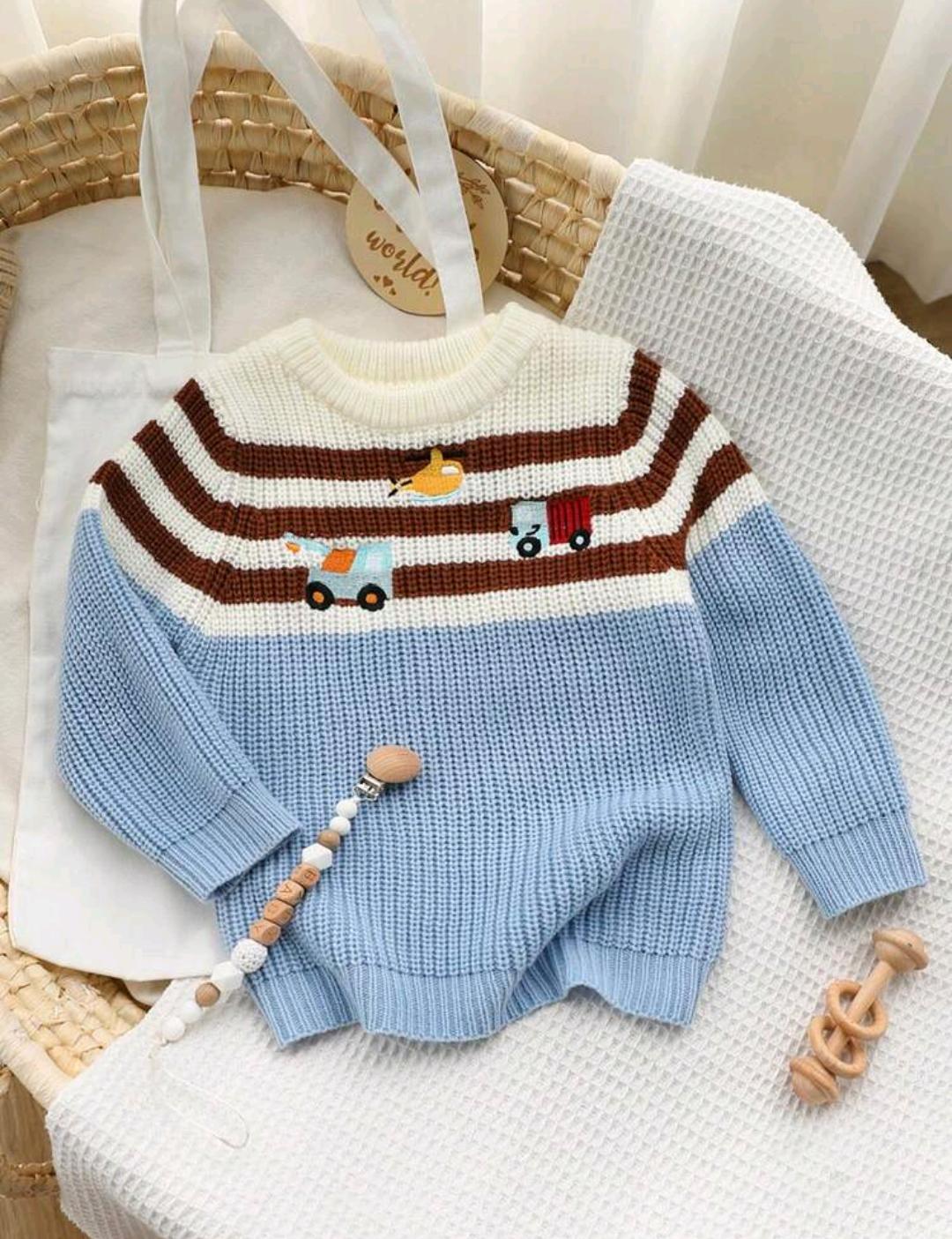 Kids Knitted Sweater | 2 Colors | Ages 4–7