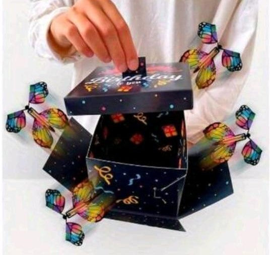 Boys Butterfly Surprise Box – Custom Birthday Gift Box