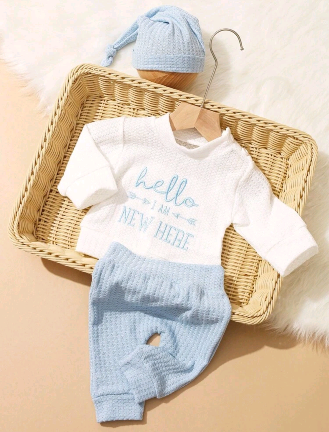 Hello I Am New Here Newborn Coming Home Set