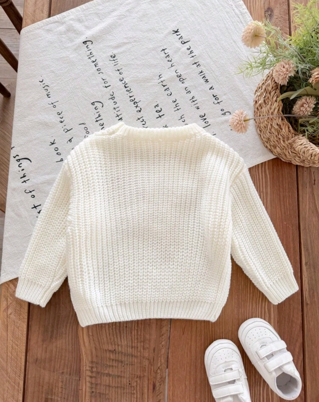 Mama's Girl Chunky Knit Sweater for Baby & Kids
