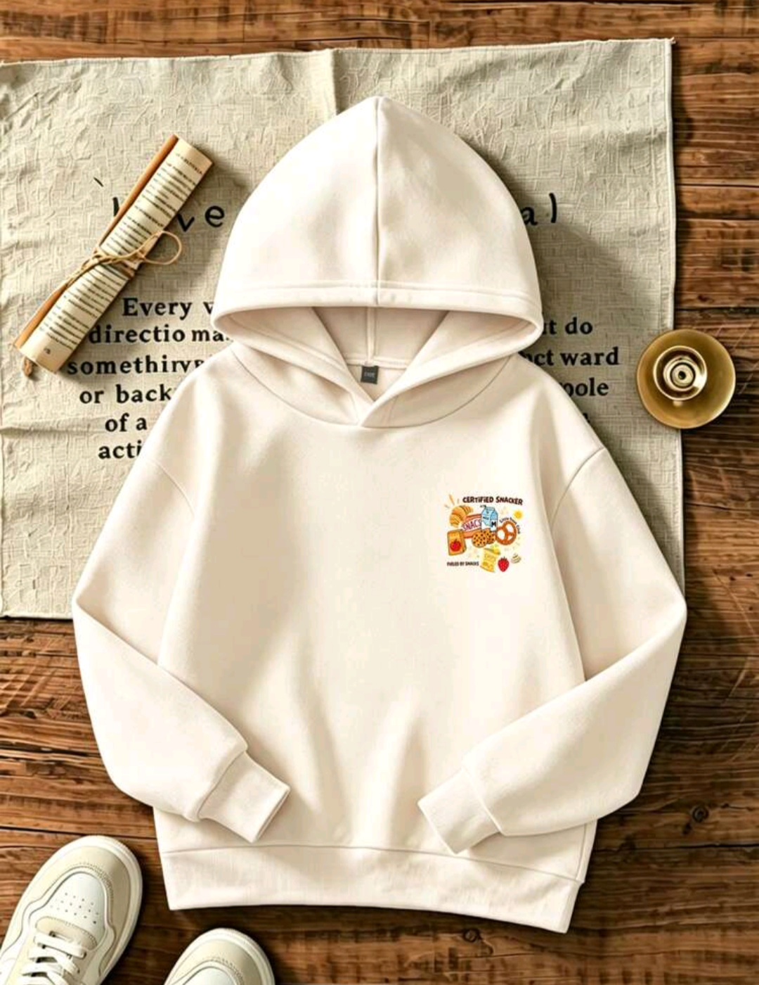 Certified Snacker Graphic Hoodie for Kids